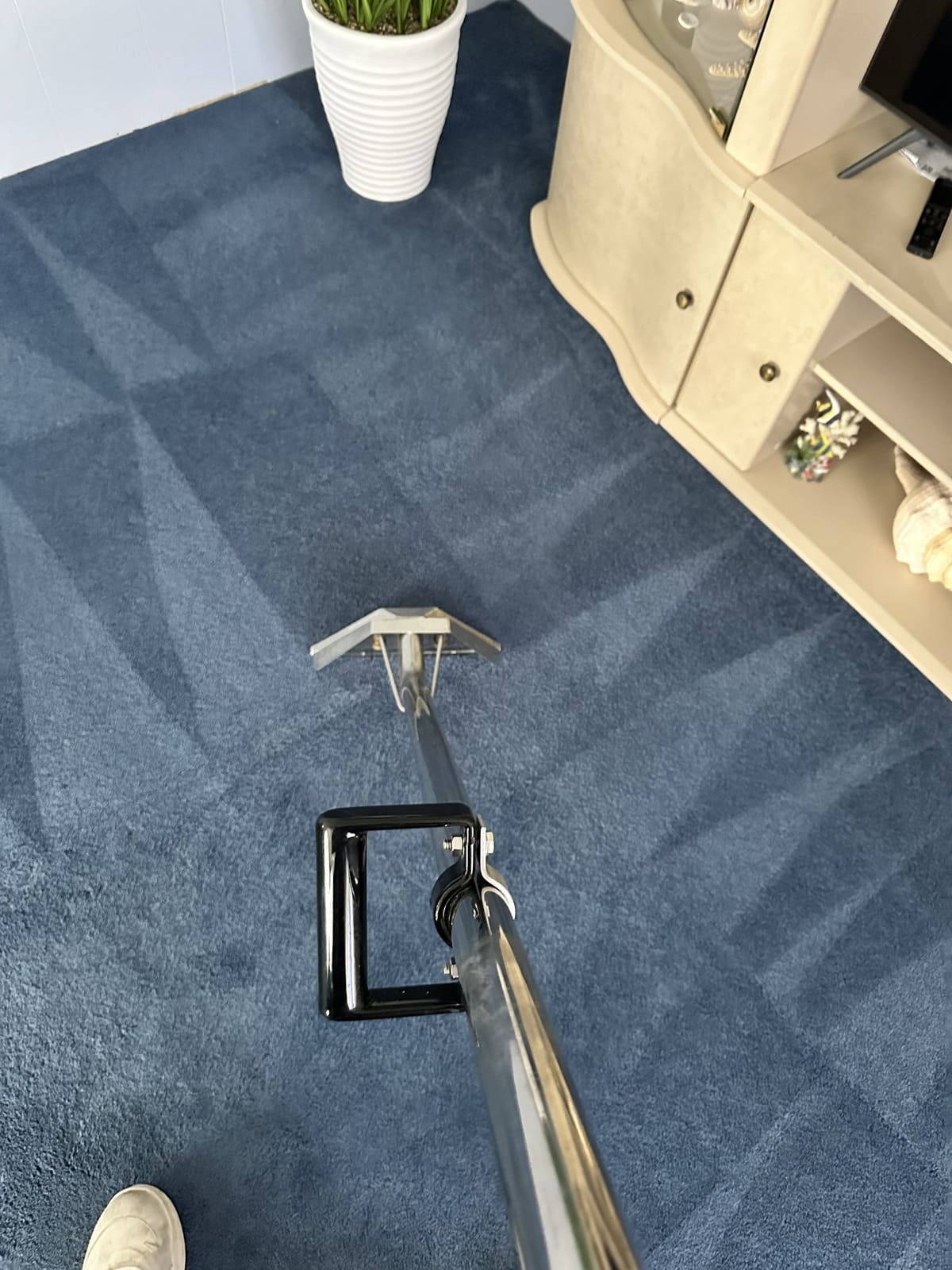 Steam wand on carpet — carpet cleaning st petersburg florida