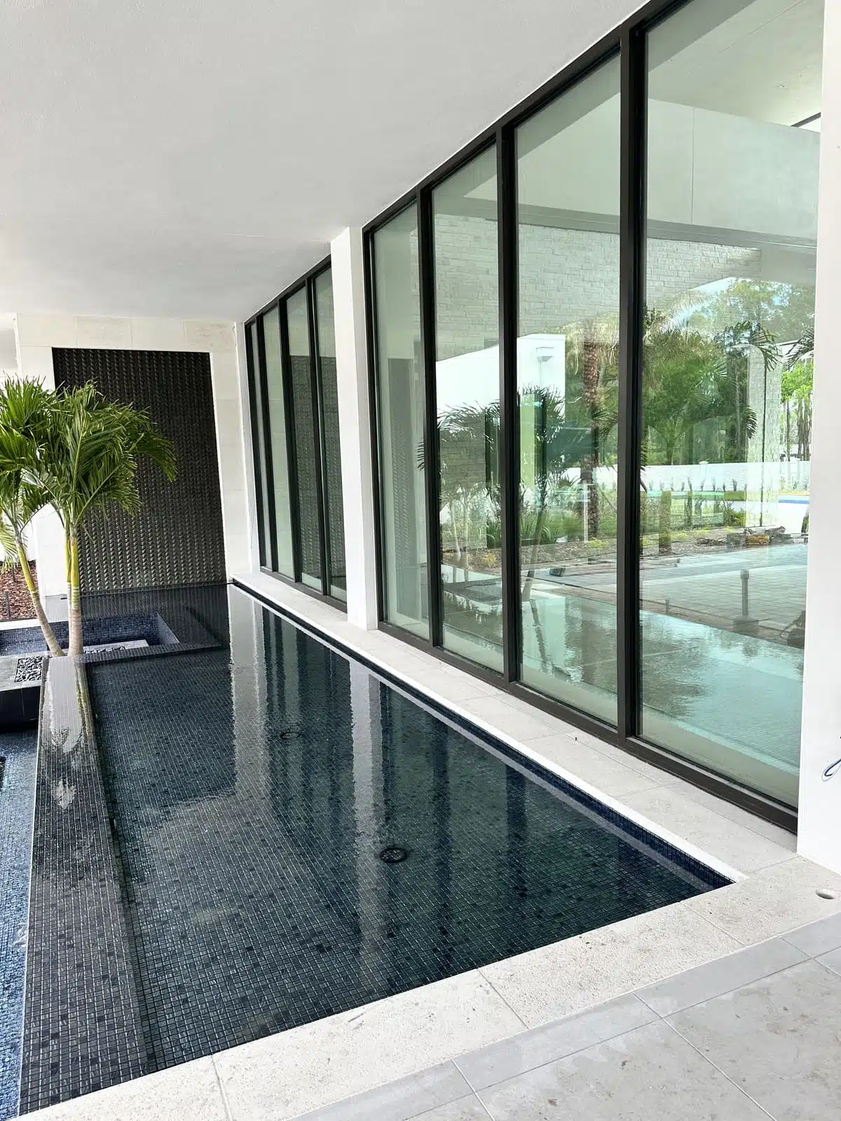 Commercial cleaning tampa — polished exterior corridor with windows